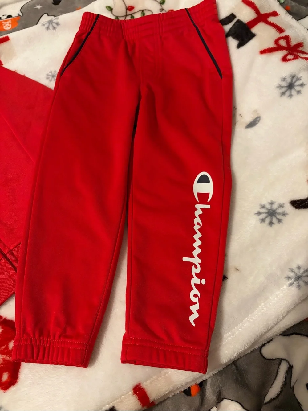 Champion Red Kids' Track Jacket and Joggers Set